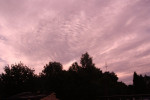 Een regenwolkenlucht